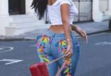 Lollipop Lace-up Jeans