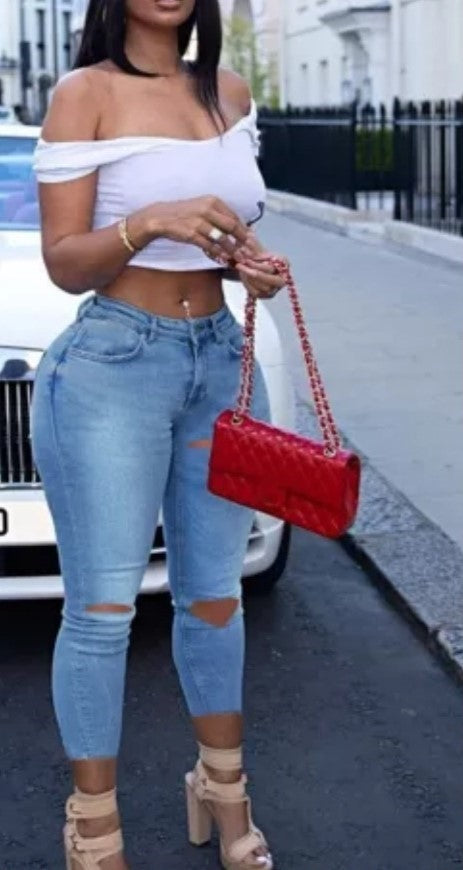 Lollipop Lace-up Jeans