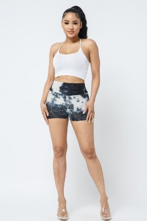 Honeycomb Tie Dye Shorts - Brooklyn Phoenix Boutique