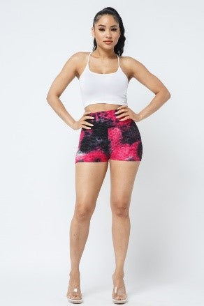 Honeycomb Tie Dye Shorts - Brooklyn Phoenix Boutique