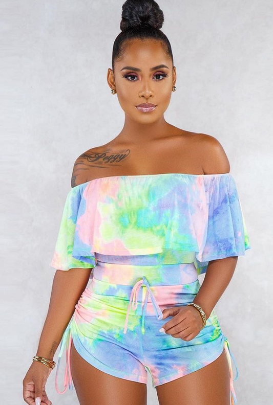 Tye Dye Romper - Brooklyn Phoenix Boutique